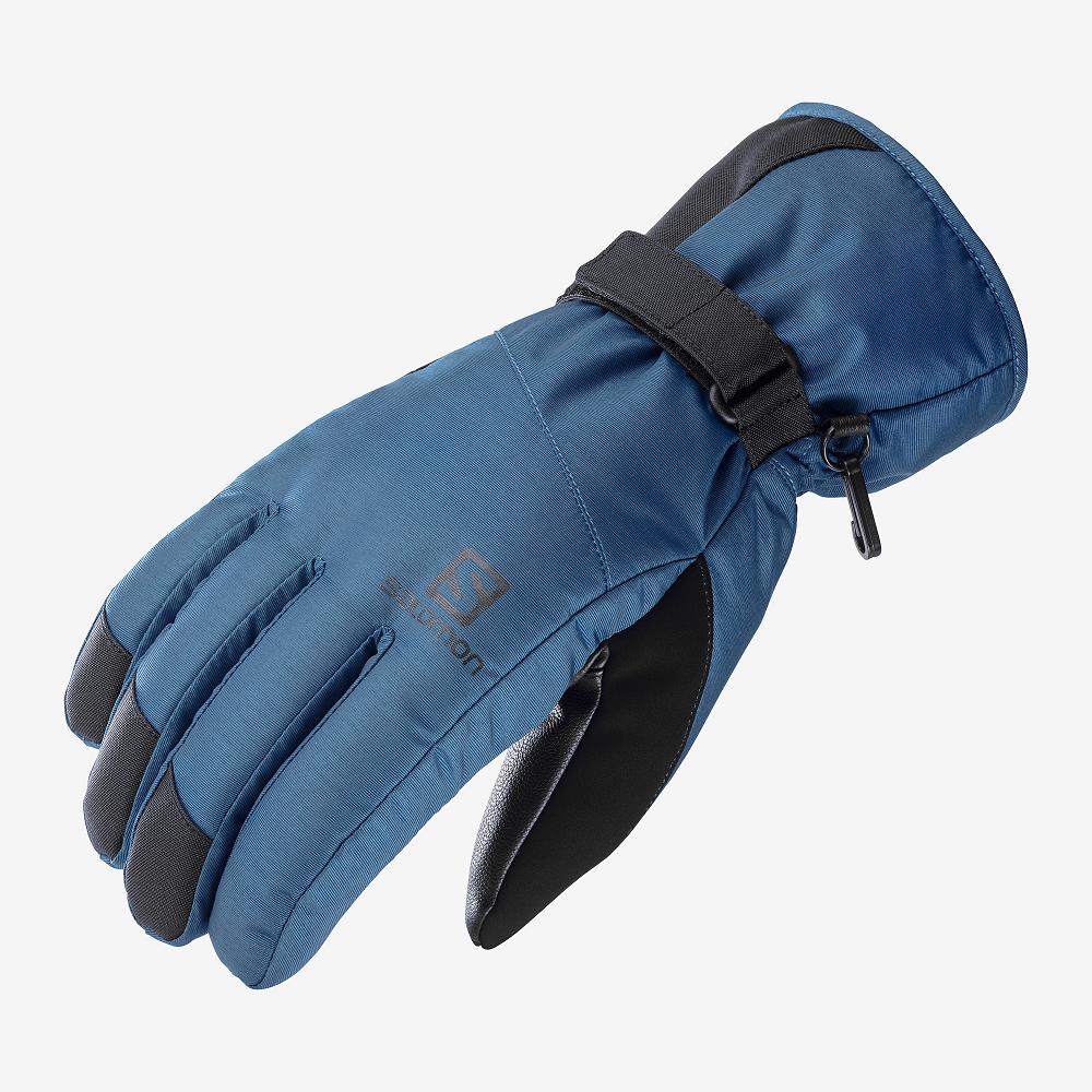 Salomon FORCE DRY M Guantes Hombre - Azul Marino - Colombia (23671-XDSH)